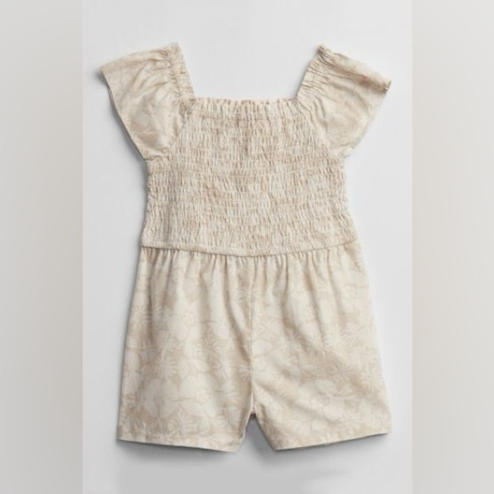 NWT Gap Toddler Smocked Romper